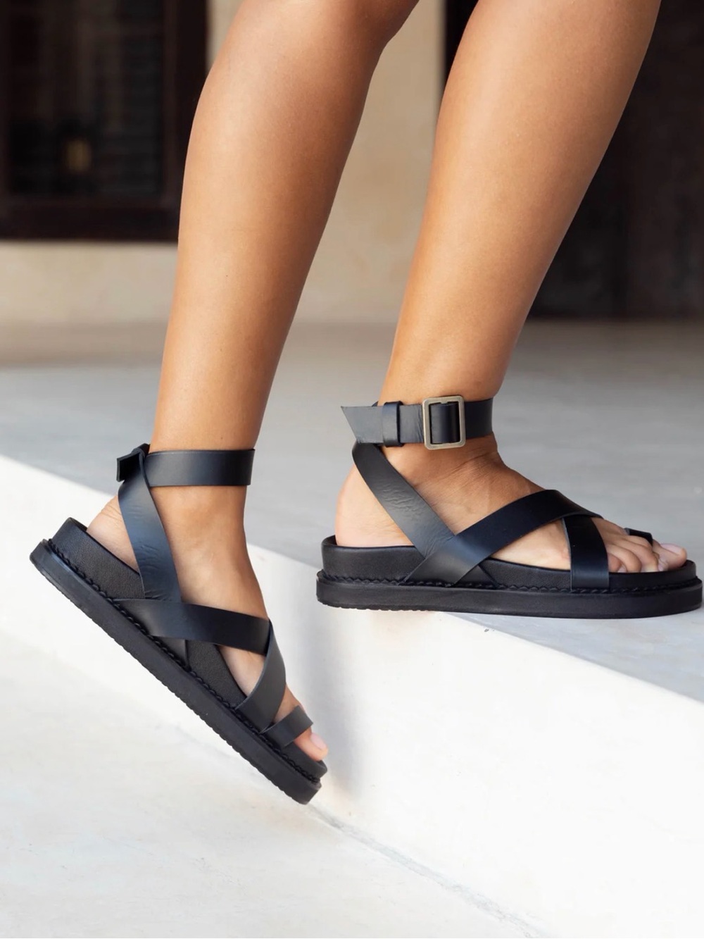 *NWT* Liberte’ Leather Sandal 38